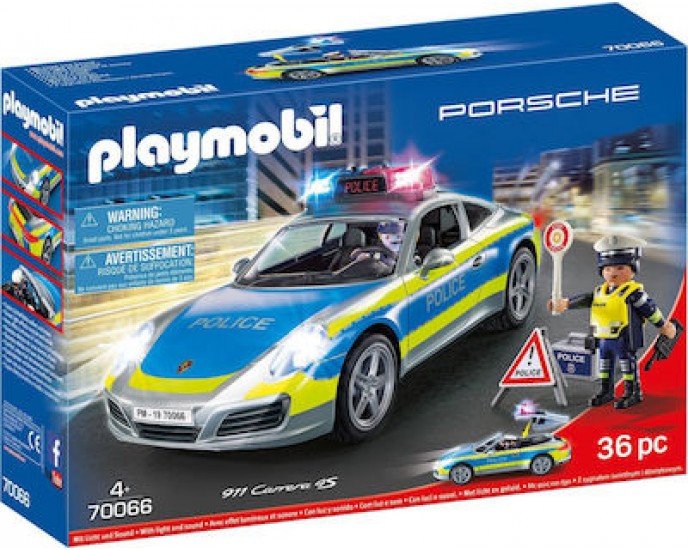 Playmobil City Action Porsche 911 Carrera 4S Police για 4+ ετών PLAYMOBIL