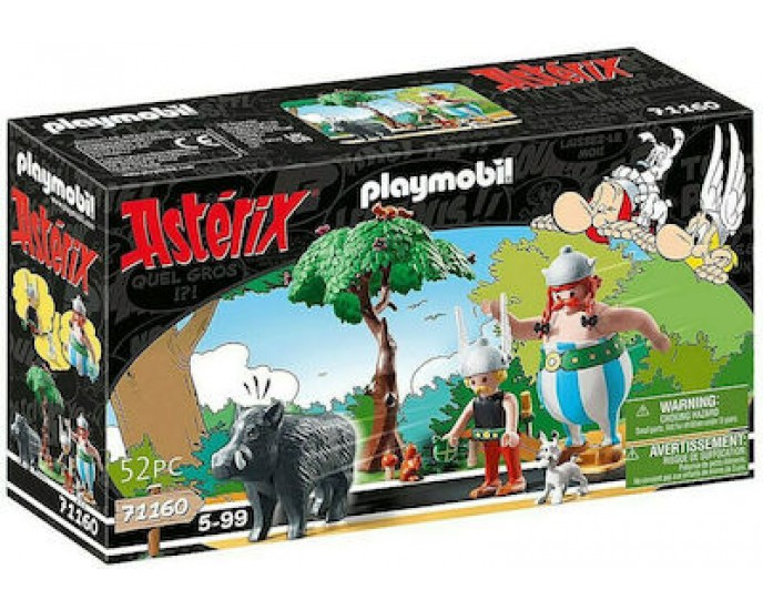 Playmobil Asterix Kυνήγι Αγριογούρουνου για 5+ ετών 71160 PLAYMOBIL