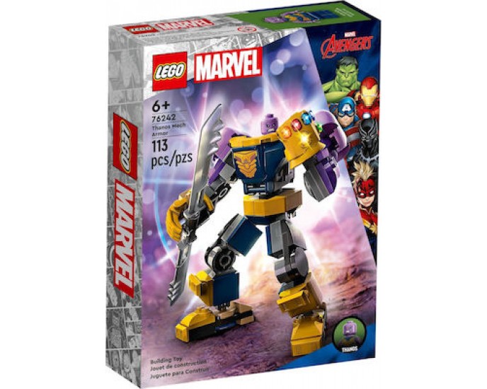Lego Super Heroes Thanos Mech Armor για 6+ ετών 76242 LEGO