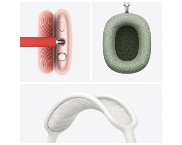 Apple AirPods Max Ασύρματα Bluetooth Over Ear Ακουστικά με 20 ώρες Λειτουργίας Ασημί ΑΚΟΥΣΤΙΚΑ