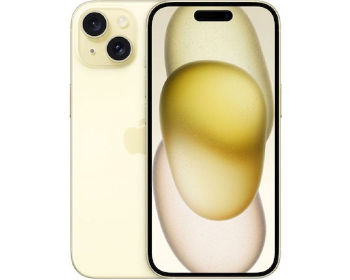 Apple iPhone 15 5G 6.1'' 128GB Yellow | 48Mp Camera | OLED HDR10 SMARTPHONES