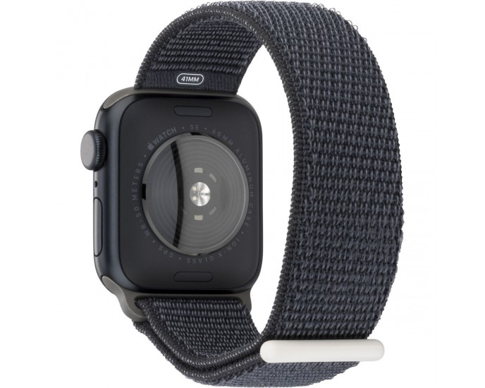 Apple Watch SE Aluminium 40mm Αδιάβροχο με Παλμογράφο (Midnight with Midnight Sport Loop) SMARTWATCHES