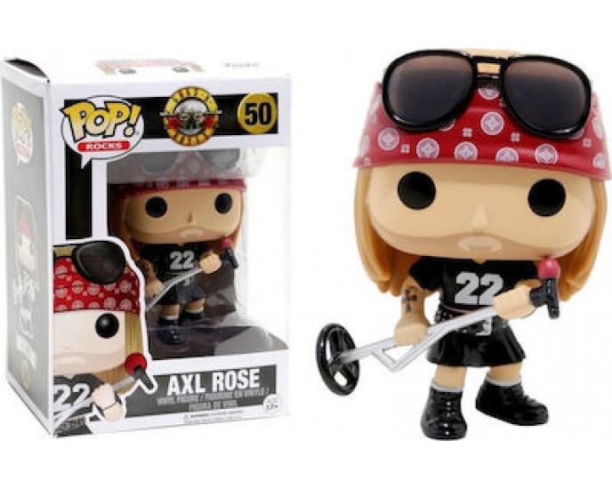 Funko Pop! Rocks: Guns n' Roses - Axl Rose #50 Vinyl Figure 889698106887 FUNKO POP
