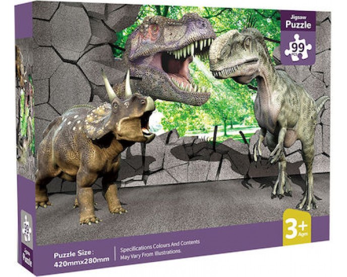 Παιδικό Puzzle Δεινόσαυροι 99pcs για 3+ Ετών ToyMarkt 891799 PUZZLE