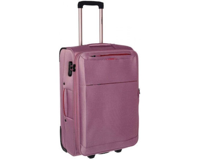 Βαλίτσα Μεσαία υφασμάτινη ZC6039 61 Pink Diplomat ΕΙΔΗ ΤΑΞΙΔΙΟΥ - ΔΕΡΜΑΤΙΝΑ ΕΙΔΗ