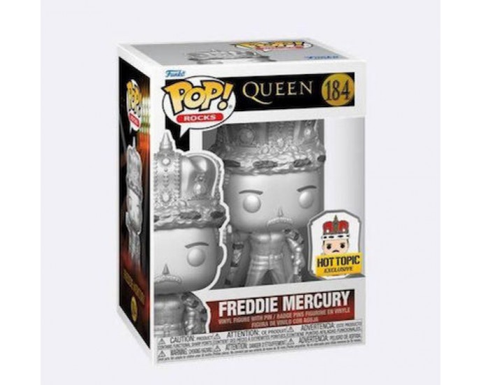 Funko Pop! Rocks: Freddie Mercury with Pin 184 Special Edition (Exclusive) (084147) FUNKO POP