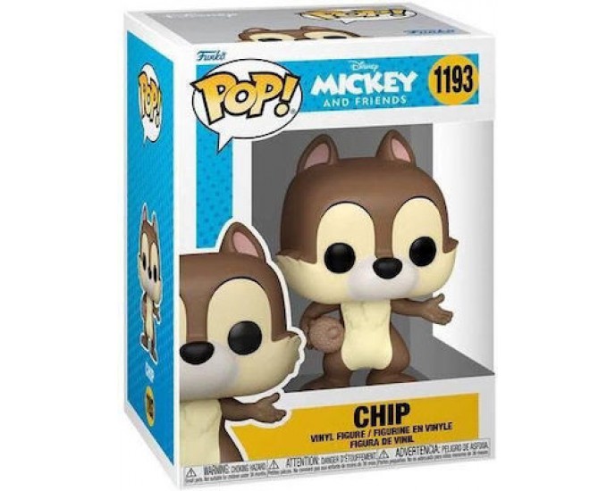 Funko Pop! Disney: Mickey and Friends - Chip #1193 Vinyl Figure 889698596183 FUNKO POP