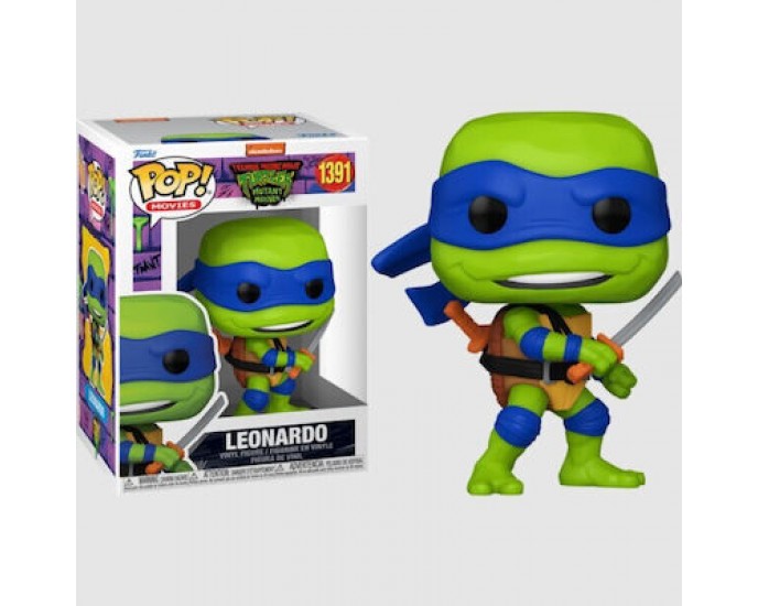 Funko Pop! Movies: Teenage Mutant Ninja Turtles Mutant Mayhem - Leonardo #1391 Vinyl Figure 889698723329 FUNKO POP