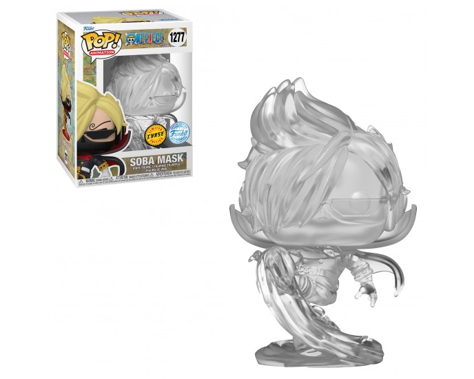 Funko Pop! Animation: One Piece – Soba Mask CHASE (Special Edition) #1277 Vinyl Figure 889698664837-1 FUNKO POP