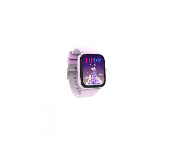 Kiddoboo Παιδικό Smartwatch με Δερμάτινο Λουράκι Λιλά SMARTWATCHES