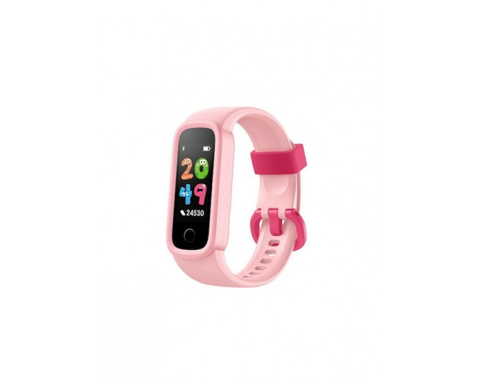 Kiddoboo Παιδικό Smartwatch με Λουράκι από Καουτσούκ/Πλαστικό Ροζ SMARTWATCHES