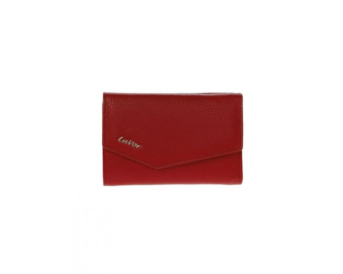 Lavor 1-6000 Μικρό Δερμάτινο Γυναικείο Πορτοφόλι με RFID Κόκκινο ΓΥΝΑΙΚΕΙΑ