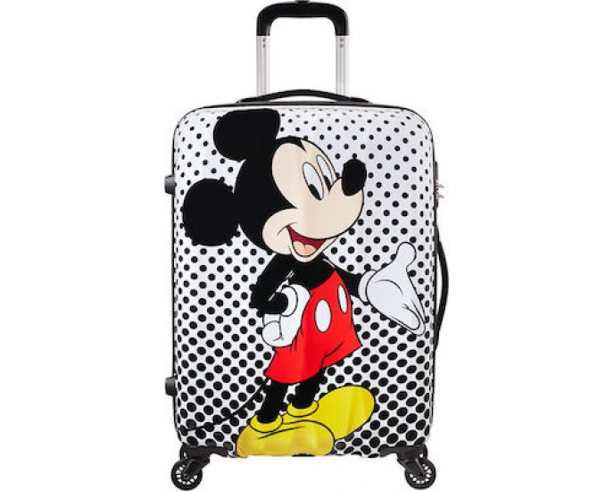 Βαλίτσα Μεσαία Disney Legends 65cm 64479-7483 Mickey Mouse Polka Dot American Tourister ΕΙΔΗ ΤΑΞΙΔΙΟΥ - ΔΕΡΜΑΤΙΝΑ ΕΙΔΗ