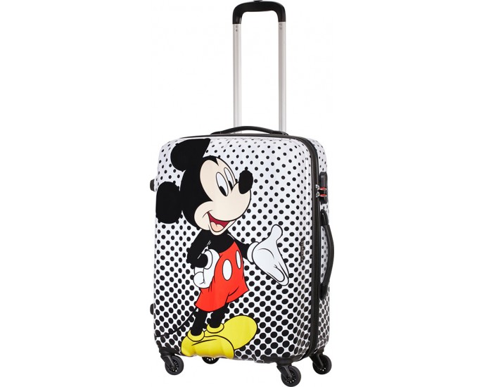 Βαλίτσα Μεσαία Disney Legends 65cm 64479-7483 Mickey Mouse Polka Dot American Tourister ΕΙΔΗ ΤΑΞΙΔΙΟΥ - ΔΕΡΜΑΤΙΝΑ ΕΙΔΗ
