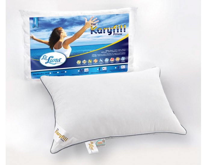 Μαξιλάρι Ύπνου New Karyfill Firm με μπαλάκια σιλικόνης 50x70 La Luna ΜΑΞΙΛΑΡΙΑ 