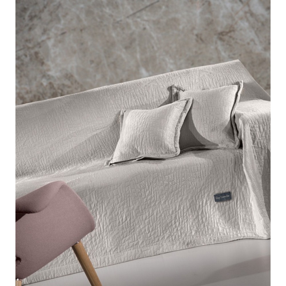 Guy Laroche Ριχτάρι Τριθέσιου Καναπέ Avon 170x300εκ. Elephant με Μαξιλαροθήκη