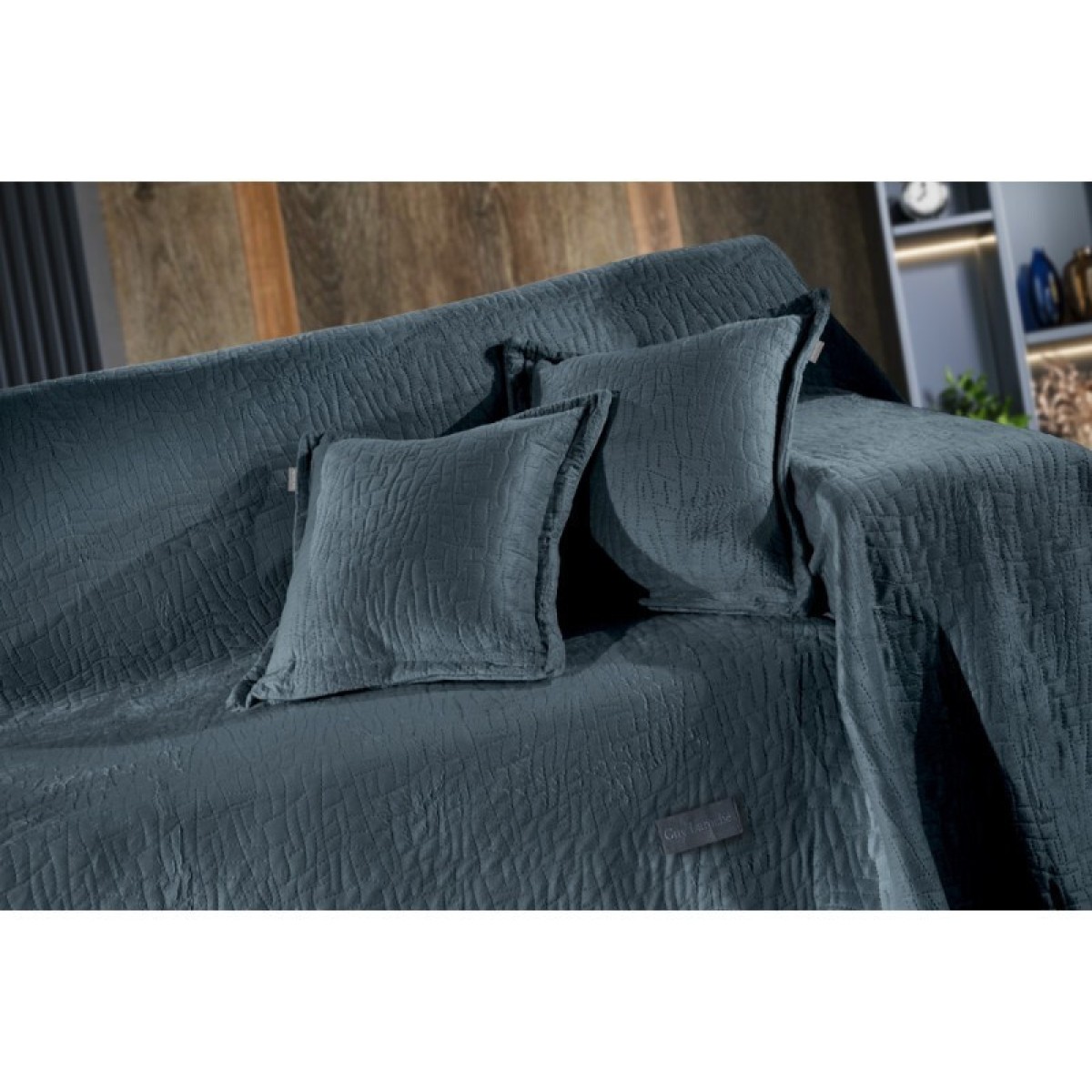 Guy Laroche Ριχτάρι Τετραθέσιου Καναπέ Avon 170x350εκ. Emerald με Μαξιλαροθήκη