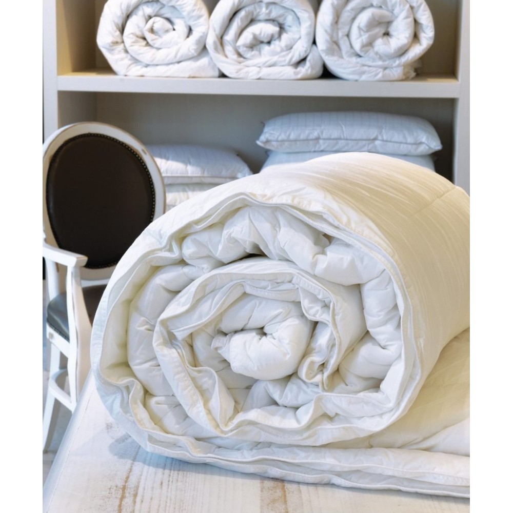 Kentia Πάπλωμα Μονό με Γέμιση Hollowfiber 160x240εκ. 4 Seasons Λευκό 400Gsm 13.5 togs