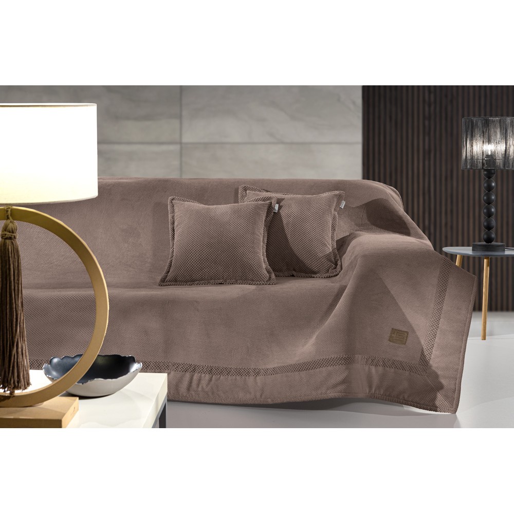 Ριχτάρι Καναπέ Rubicon Choco (Τετραθέσιος) 170x350