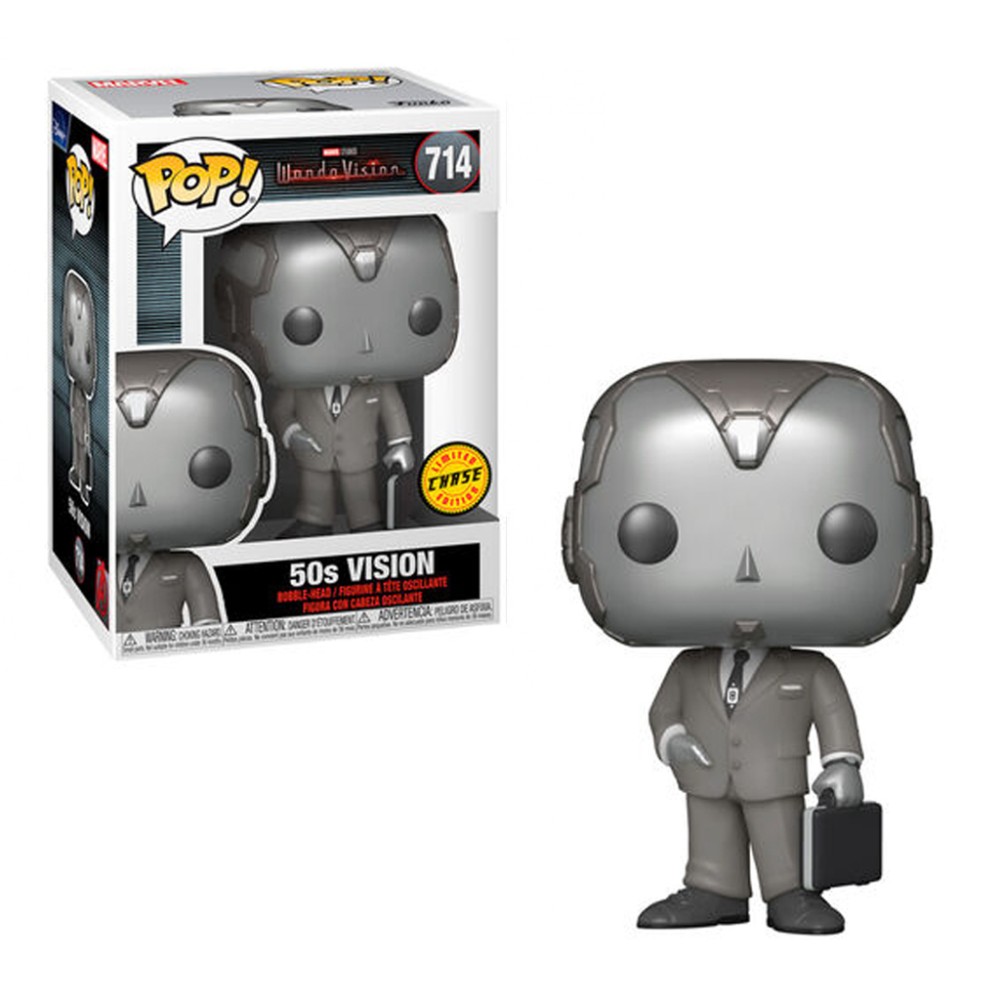 POP! Φιγούρα Vinyl Vision 50s B&W (Marvel: WandaVision) – Funko #52043 (Chase)