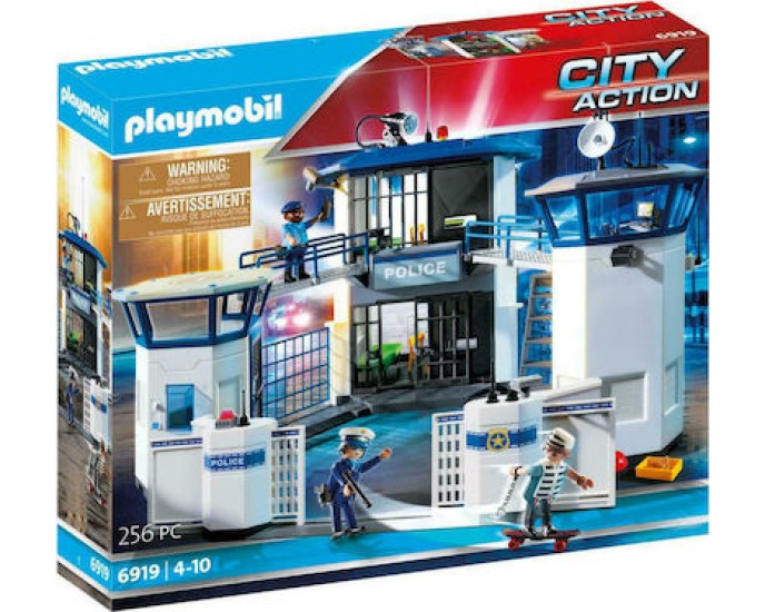 City Action: Αρχηγείο Αστυνομίας και Φυλακή Ασφαλείας 6919 Playmobil ΠΑΙΧΝΙΔΙΑ