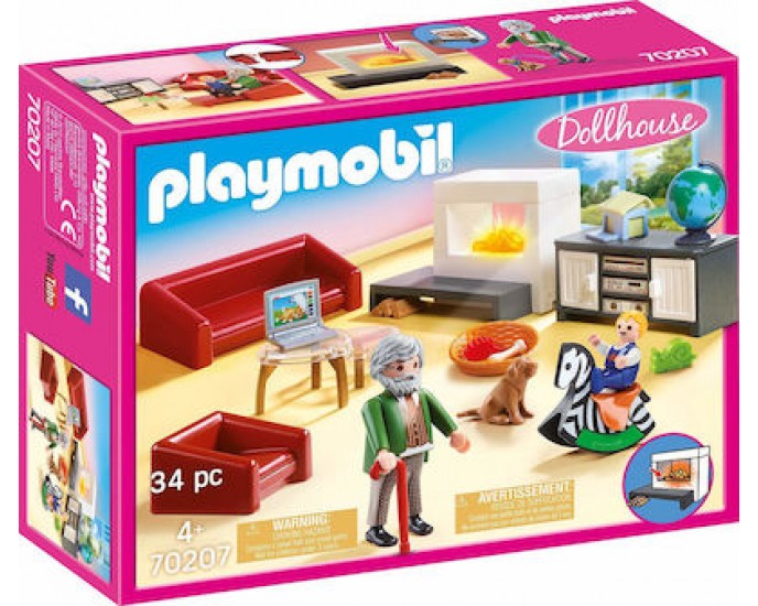 Σαλόνι Κουκλόσπιτου [Dollhouse] 70207 Playmobil ΠΑΙΧΝΙΔΙΑ