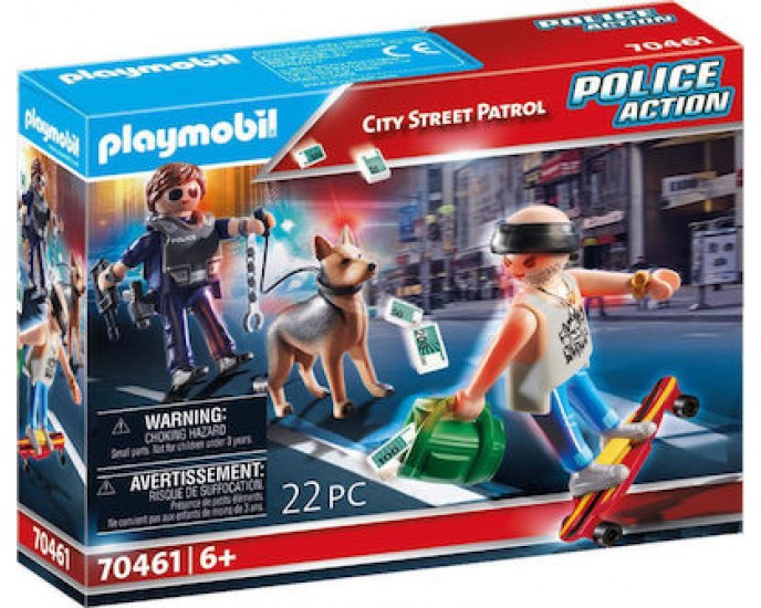 Playmobil City Action City Street Patrol για 6+ ετών PLAYMOBIL
