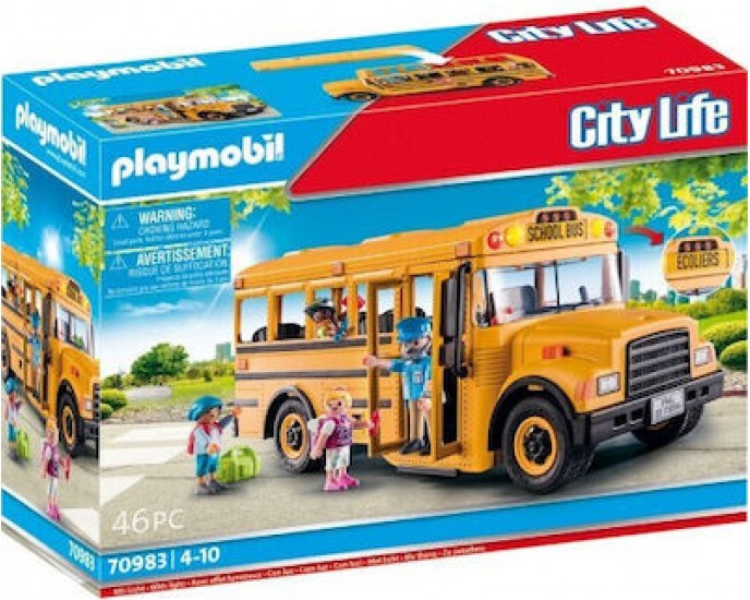 Playmobil City Life Σχολικό Λεωφορείο με Μαθητές για 4-10 ετών PLAYMOBIL