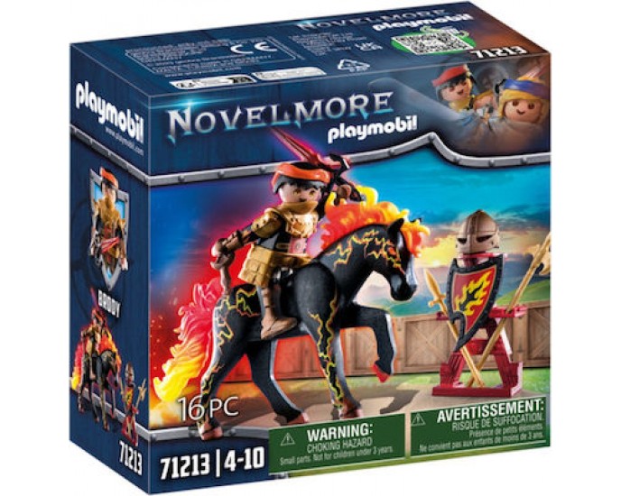 Playmobil Novelmore Raiders & Άλογο της Φωτιάς για 4-10 ετών 71213 PLAYMOBIL