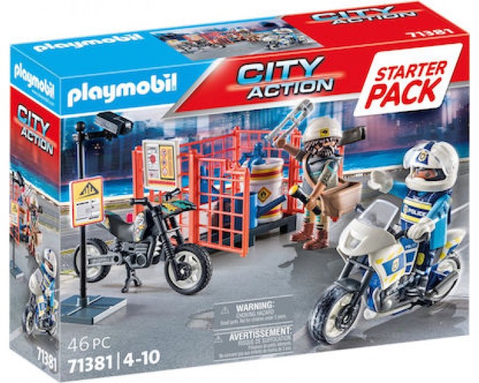 Playmobil City Action Starter Pack Αστυνομία για 4-10 ετών PLAYMOBIL