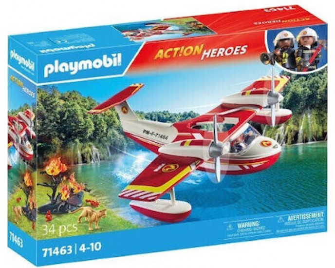 Playmobil City Action Πυροσβεστικό Υδροπλάνο για 4-10 ετών PLAYMOBIL