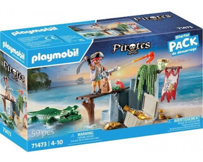 Playmobil Pirates Πειρατής Με Αλιγάτορα για 4-10 ετών PLAYMOBIL