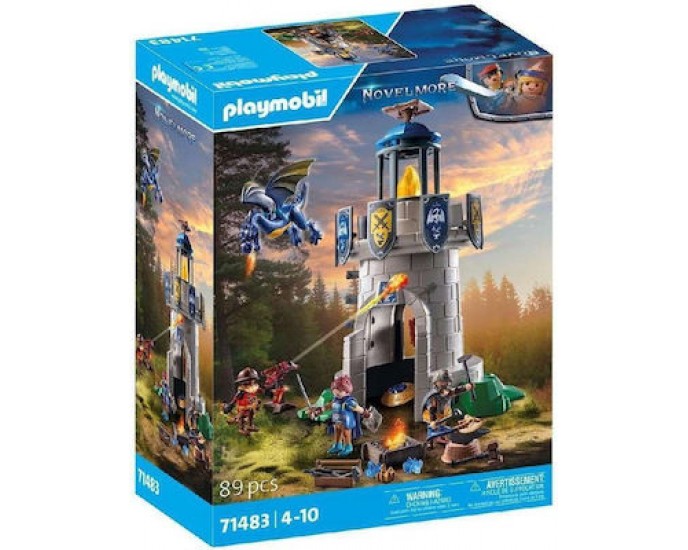 Playmobil Novelmore Πύργος Ιπποτών Με Δράκο Και Σιδηρουργό για 4-10 ετών PLAYMOBIL