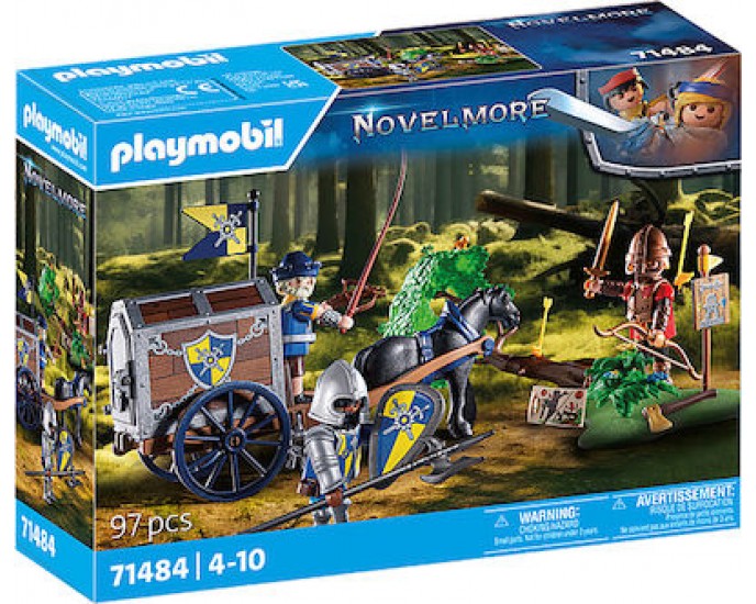 Playmobil Ληστεία Εμπορικής Άμαξας Novelmore για 4-10 ετών  PLAYMOBIL