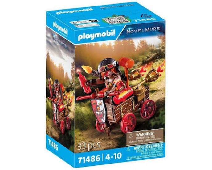 Playmobil Novelmore O Kahboom Με Το Αγωνιστικό Του Όχημα για 4-10 ετών PLAYMOBIL