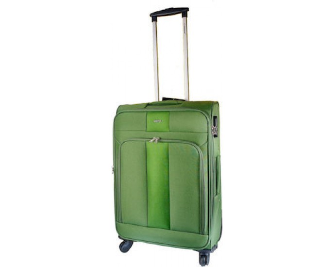 Diplomat ZC615 Μεσαία Βαλίτσα με ύψος 66cm σε Πράσινο χρώμα ΜΕΣΑΙΕΣ