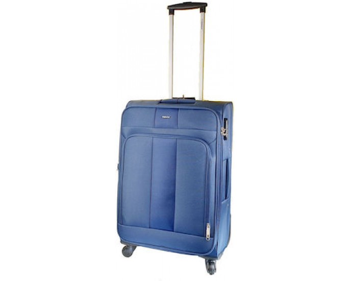 Diplomat ZC615 Μεσαία Βαλίτσα με ύψος 66cm σε Μπλε χρώμα ΜΕΣΑΙΕΣ