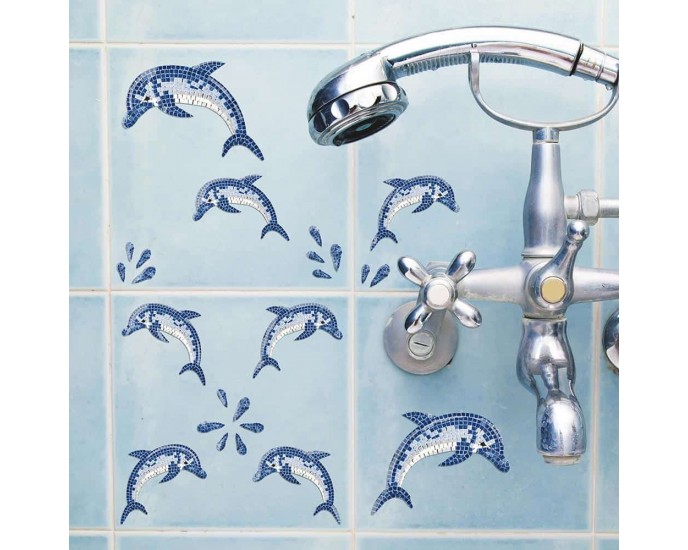 Dolphins αυτοκόλλητα τοίχου βινυλίου (59601) 