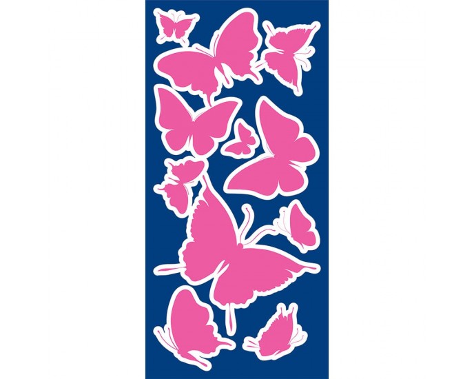 Butterflies φωσφορίζοντα τοίχου S (77224)