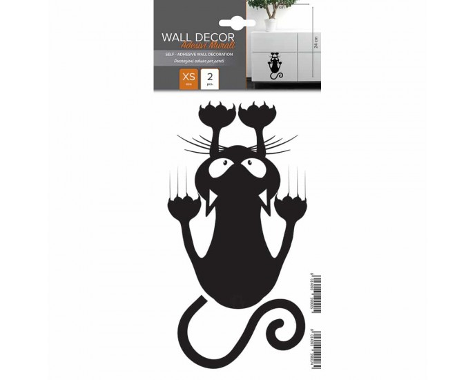 Cat αυτοκόλλητα τοίχου XS (59007)