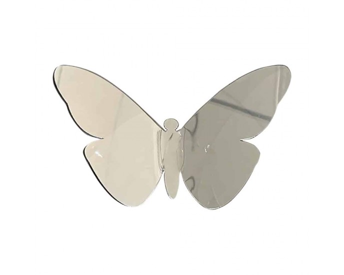 Silver Butterflies 3D πολυπροπυλενίου ΔΙΑΚΟΣΜΗΤΙΚΑ ΤΟΙΧΟΥ