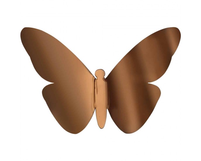Bronze Butterflies 3D πολυπροπυλενίου ΔΙΑΚΟΣΜΗΤΙΚΑ ΤΟΙΧΟΥ