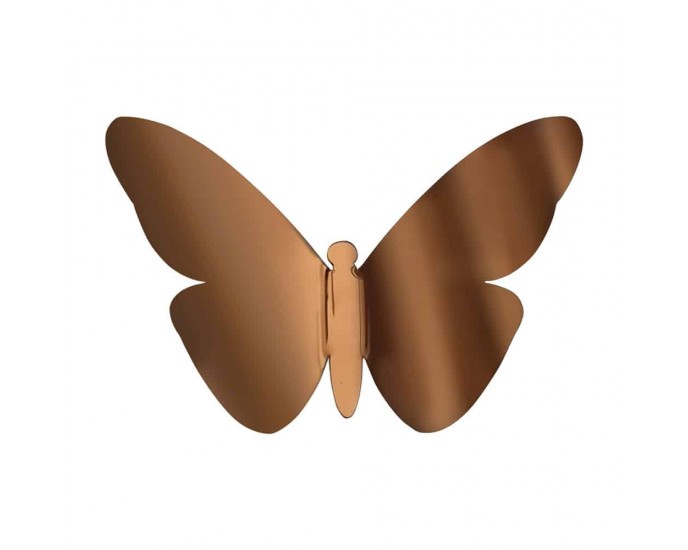 Bronze Butterflies 3D πολυπροπυλενίου ΔΙΑΚΟΣΜΗΤΙΚΑ ΤΟΙΧΟΥ