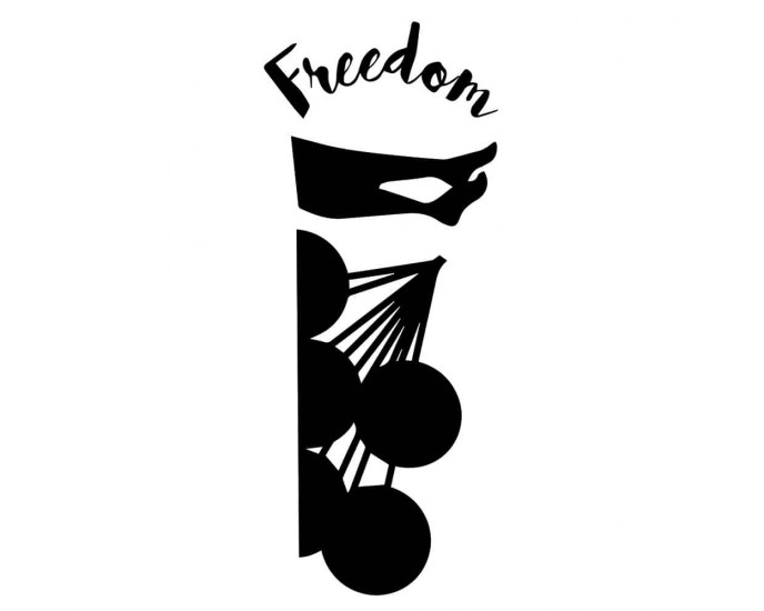 Freedom αυτοκόλλητα τοίχου S (59176)