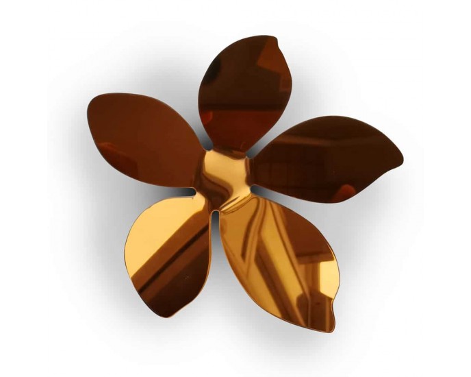 Bronze Flowers 3D πολυπροπυλενίου ΔΙΑΚΟΣΜΗΤΙΚΑ ΤΟΙΧΟΥ