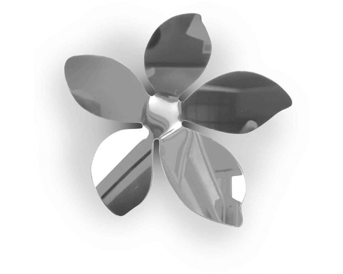 Silver Flowers 3D πολυπροπυλενίου ΔΙΑΚΟΣΜΗΤΙΚΑ ΤΟΙΧΟΥ