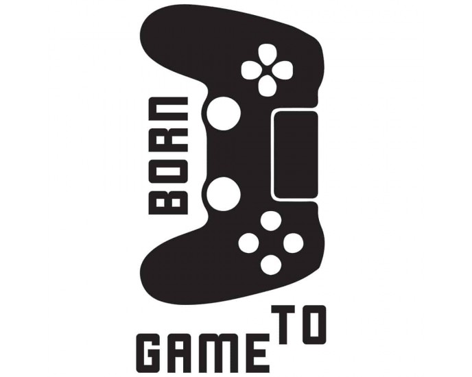 Born To Game αυτοκόλλητα τοίχου (59011)