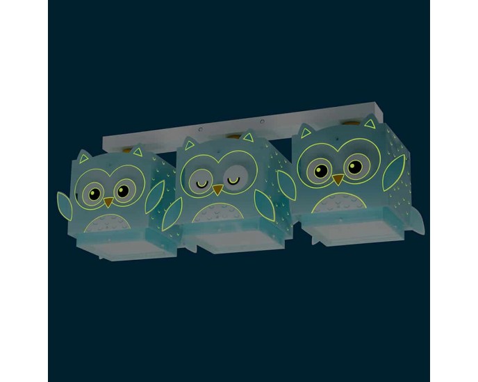 Little Owl τρίφωτο οροφής ράγας (64393) ΠΑΙΔΙΚΑ