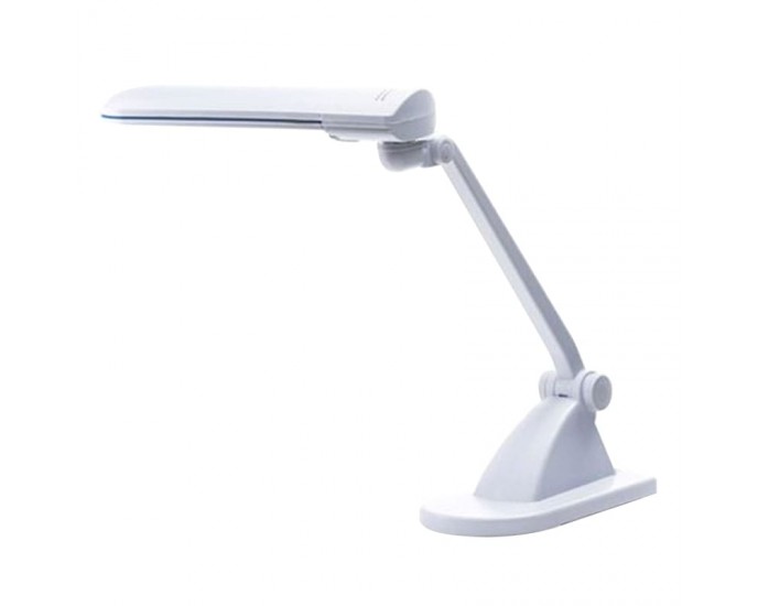 Artekko Clank Μεταλλικό Λευκό LED Φωτιστικό Γραφείου ΓΡΑΦΕΙΟΥ