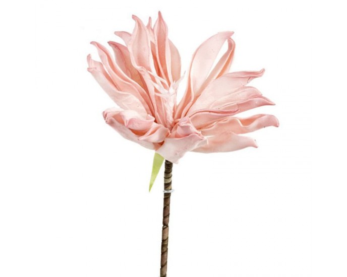Artekko Lotus Τεχνητό Ροζ Άνθος Λωτού Λάτεξ (12x12x63)cm ΓΛΑΣΤΡΑΚΙΑ-ΦΥΤΑ